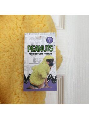 Peanuts WOODSTOCK Yellow Sherpa Large Dog Costume